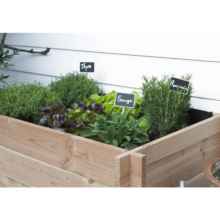 Potager rectangulaire avec feutre géotextile botanic® - 90 x 60 cm