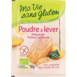 Poudre à lever bio en sachets de 4 x 10 g