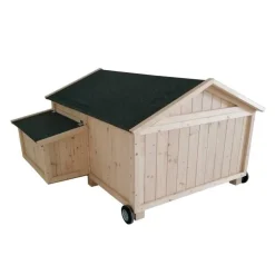 Poulailler Cassie mobile de 1,5 m² en bois