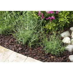 Pouzzolane rouge pour jardin de calibre 20 à 50 mm en sac de 20 L