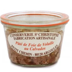 Pâté de foie de volaille au Calvados Conserverie St Christophe - 270 g