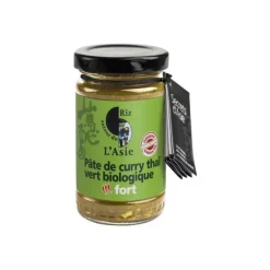 Pâte de curry fort vert bio 100g