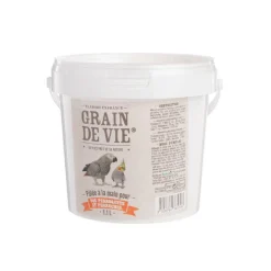 Pâtée élevage main pour perroquets et perruches Grain de Vie - 1,1 L
