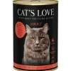 Pâtée pour chat au bœuf pur Cat's Love Adult – en boîte de 400 g