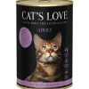 Pâtée pour chat au poisson et au poulet Cat's Love Adult – en boîte de 400 g