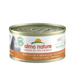 Pâtée pour chat au poulet avec fromage HFC Natural Almo Nature - 70 g