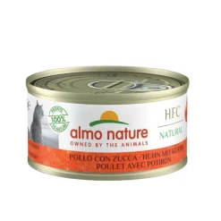Pâtée pour chat au poulet avec potiron HFC Natural Almo Nature - 70 g