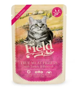 Pâtée pour chat en sachet à la dinde et au brocoli Sam's Field - 85 g