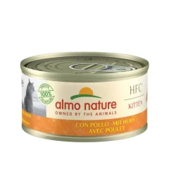 Pâtée pour chaton en boite Almo Nature HFC Natural Kitten Poulet - 70 g