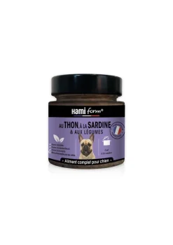 Pâtée pour chien adulte "Les cuisinés" Hamiform au thon & aux légumes - 250 g