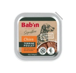 Pâtée pour chien au poulet terrine Bab'in Signature - 300 g