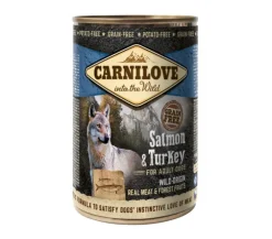 Pâtée pour chien au saumon et à la dinde Carnilove - 400 g