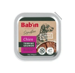 Pâtée pour chien au saumon terrine Bab'in Signature - 300 g