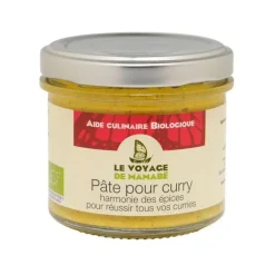 Pâte pour curry bio - pot de 105 g