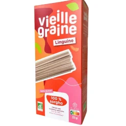 Pâtes spéciales linguine 100% sorgho bio Vieille Graine