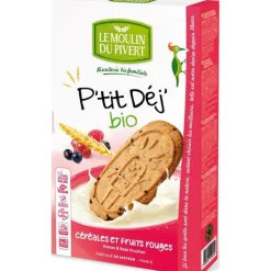 P'tit Dej Fruits rouges bio 190 g LE MOULIN DU PIVERT