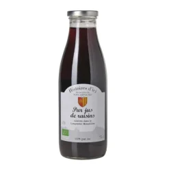 Pur Jus De Raisin 100 % Bio Languedoc Histoire D'ici 75 Cl