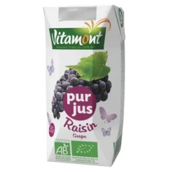 Pur jus de raisin rouge bio 6 x 20 cl