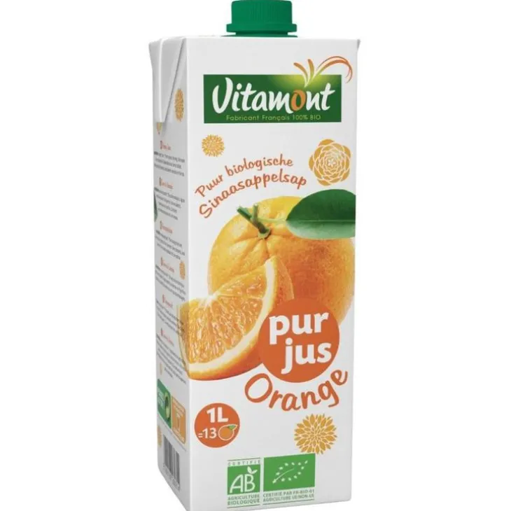 Pur jus d'oranges bio Vitamont 1 l