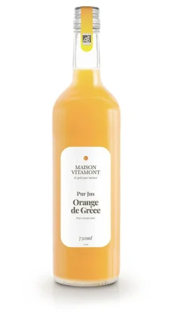 Pur jus orange de Grèce bio Vitamont – 75 cl