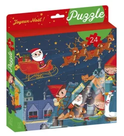 Puzzle Joyeux Noël - 24 pièces - Dès 4 ans