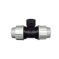 Raccord de compression avec té taraude Plasson 20 x 27 x Ø 32 mm