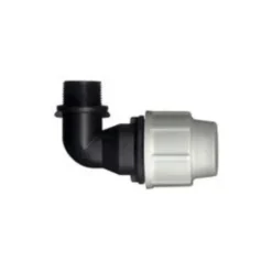 Raccord de compression avec coude fileté Plasson 20 x 27 x Ø 20 mm