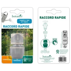 Raccord rapide bi-matière universel avec système lock