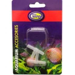 Raccords 3 voies 90° pour tuyaux Ø 4/6mm en plastique - AQUA NOVA - lot de 2