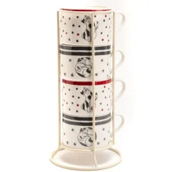 Rack 4 tasses Melian - 7 x 5,4 x 9,5 cm