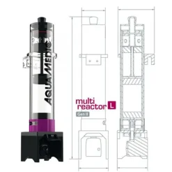 Réacteur multi usage efficace, performance améliorée - AQUA MEDIC Gen II, taille L