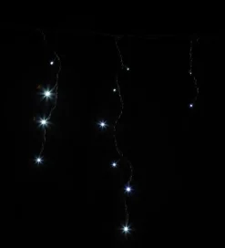 Rallonge stalactite lumineux LED à lumière fixe blanc sur secteur - 60 cm