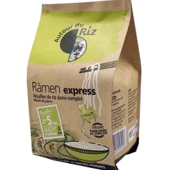 Ramen Express Nouilles de riz 1/2 complet sachet papier 4x70g