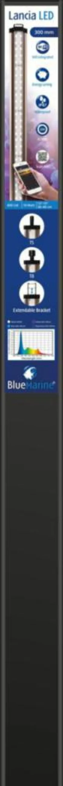 Rampe d’éclairage à LED wifi 10 W Blue Marine Lancia – 300 mm