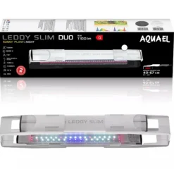 Rampe LED aquarium eau douce, blanc 16W, AQUAEL, Leddy Slim Duo Sunny & Plant 2.0 - Day & Night