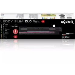 Rampe LED aquarium eau douce, duo Sunny & Plant, noir - AQUAEL Leddy Slim 2.0, 16 W