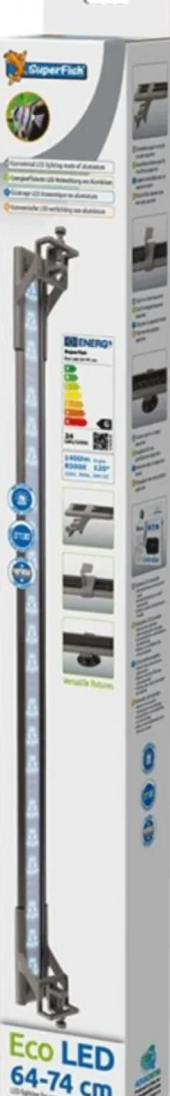Rampe LED éco aquarium 64-74cm - SUPERFISH Eco LED