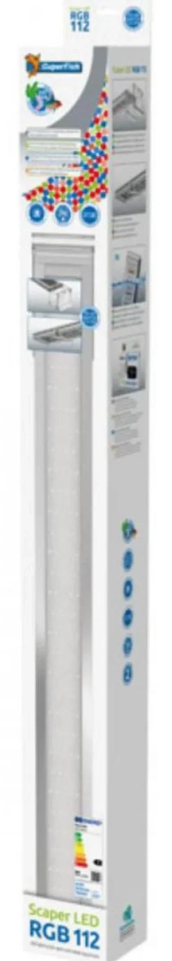 Rampe LED RGB, 64W 7800K, pour aquarium d'eau douce - SUPERFISH Scaper LED 112