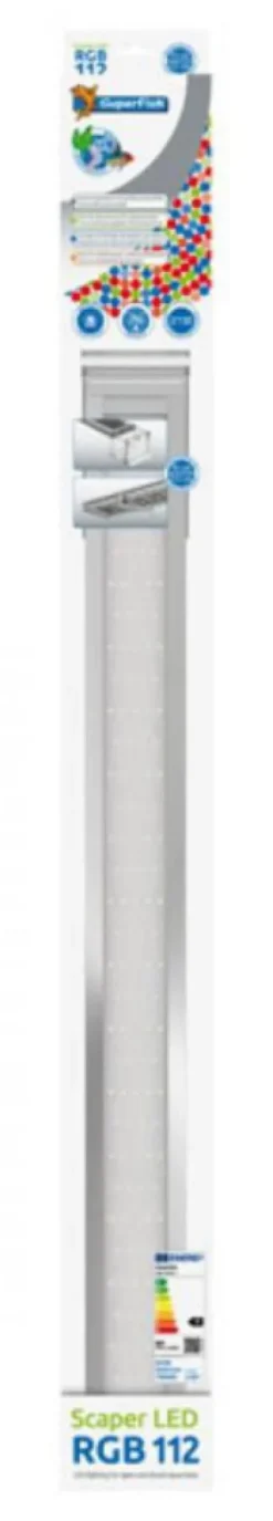 Rampe LED RGB, 64W 7800K, pour aquarium d'eau douce - SUPERFISH Scaper LED 112