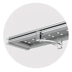 Rampe LED Scaper RGB pour aquarium d'eau douce, 48W 7800K - SUPERFISH - modèle 93