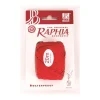 Raphia synthétique rouge - 13 mm x 20 m