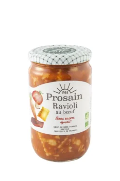 Ravioli bio au bœuf Prosain - 680 g