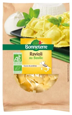 Raviolis au basilic Bonneterre en sachet 250 g