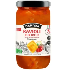 Raviolis au bœuf d'origine française DANIVAL 670 g