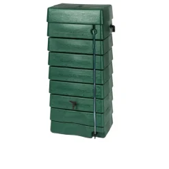 Récupérateur à eau mural coloris vert - 276 L