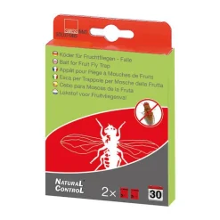 Recharge Appât Piège à Mouches de Fruits x2 10,7x8,5x0,8 cm