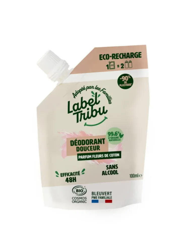 Recharge de déodorant douceur bio Label Tribu - 100 ml