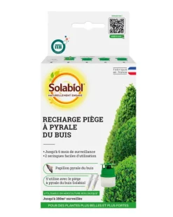 Recharge pour piège à pyrale du buis Solabiol - 2 seringues