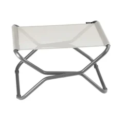 Repose - jambes / tabouret Next tube titanium Seigle II Batyline® Lafuma mobilier - 66 x 51 x 35 cm