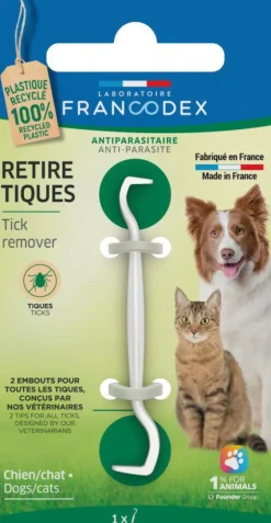 Retire tiques pour chien et chat Francodex